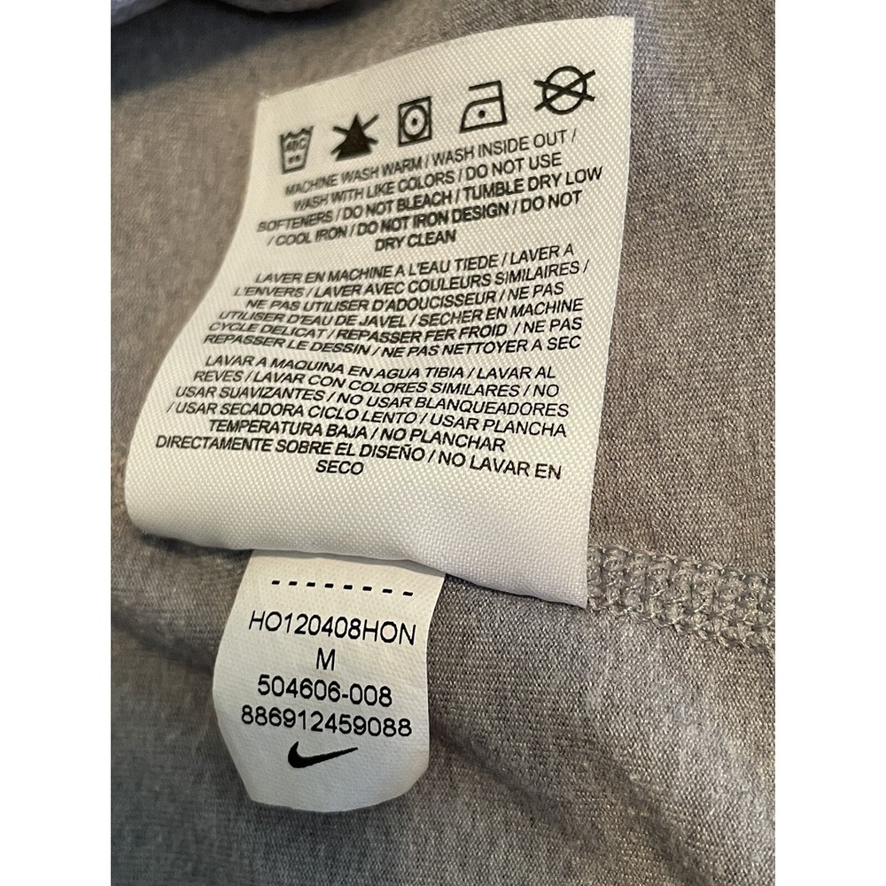 Nike Running Element Men's Medium Gray Reflective 1/4 Zip Shirt 504606-008 - Picture 8 of 8